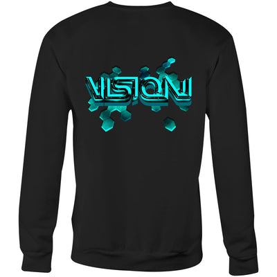 VISION - Mens Sweatshirt - BACK PRINT