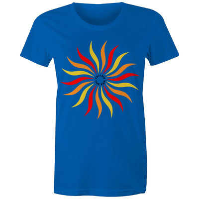 FOLLOW THE SUN (W) - Womens T-Shirt - FRONT PRINT