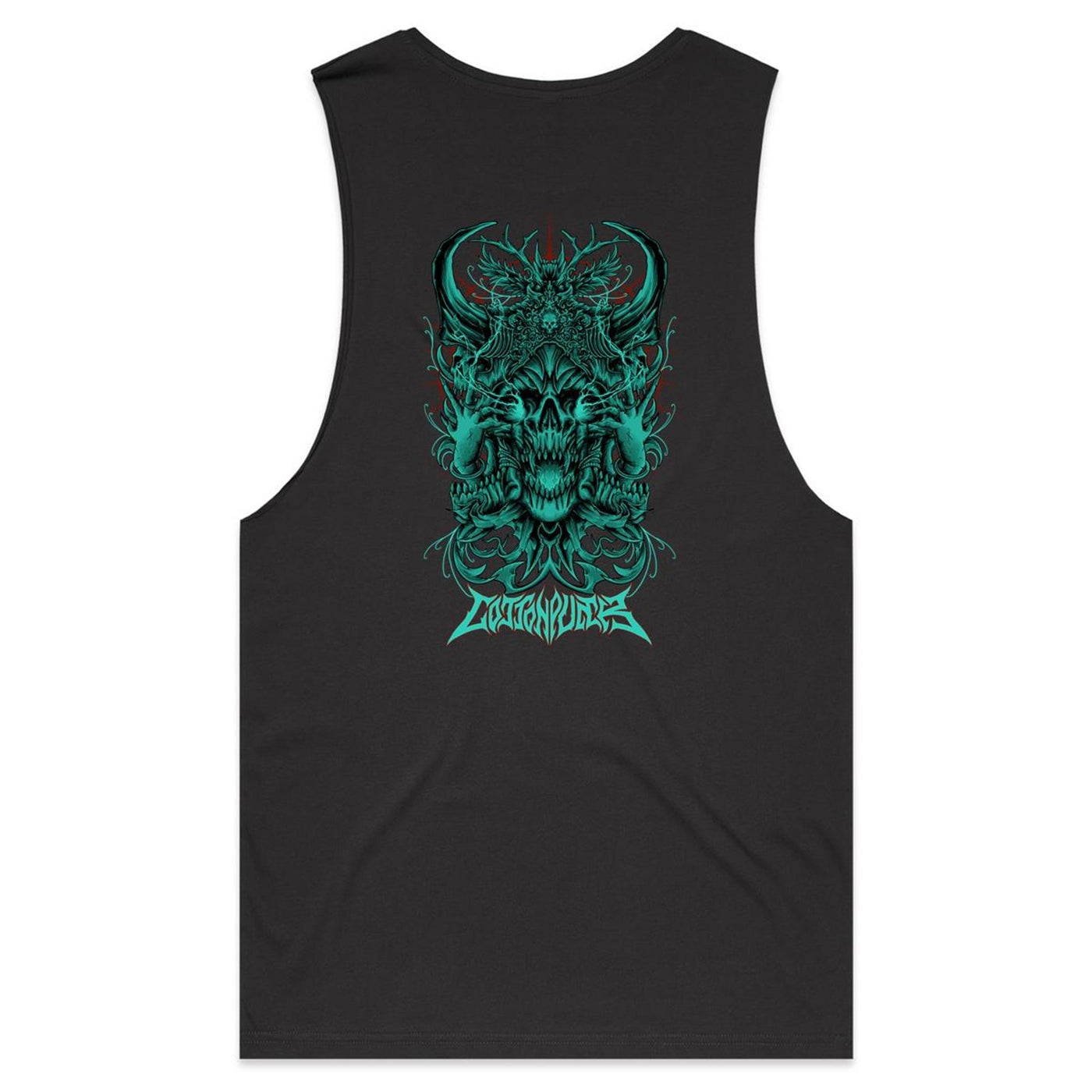 BLACK MAGIC II - Mens Sleeveless T-Shirt - BACK PRINT