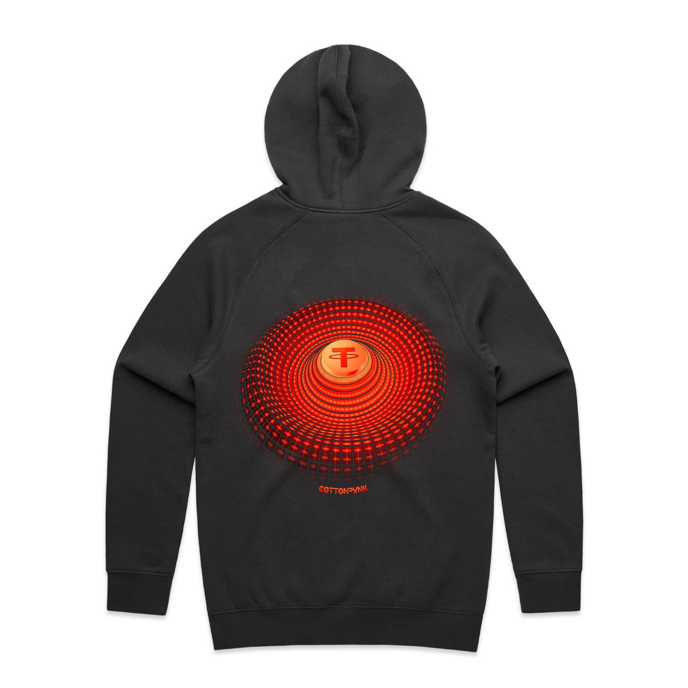 TETHER IV - Mens Pocket Hoodie - BACK PRINT