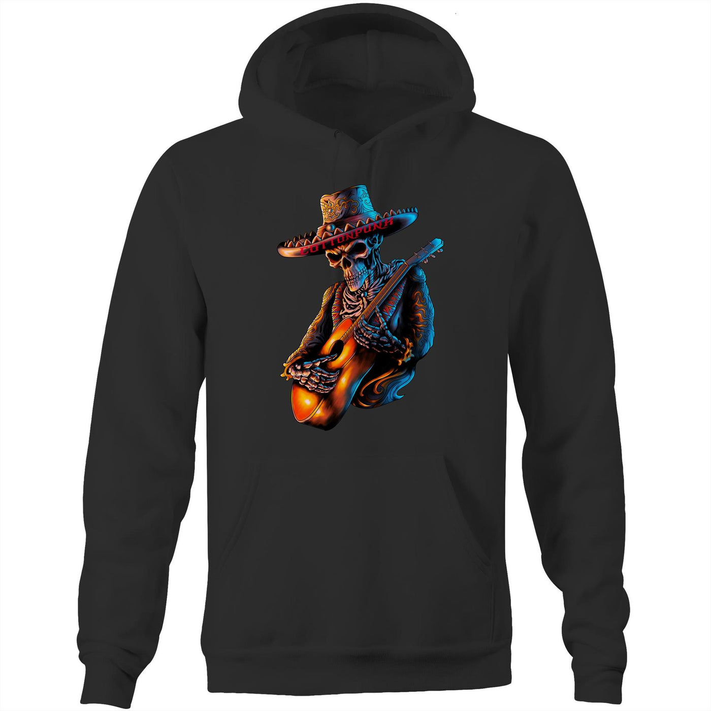 MARIACHI 2 - Mens Pocket Hoodie - FRONT PRINT