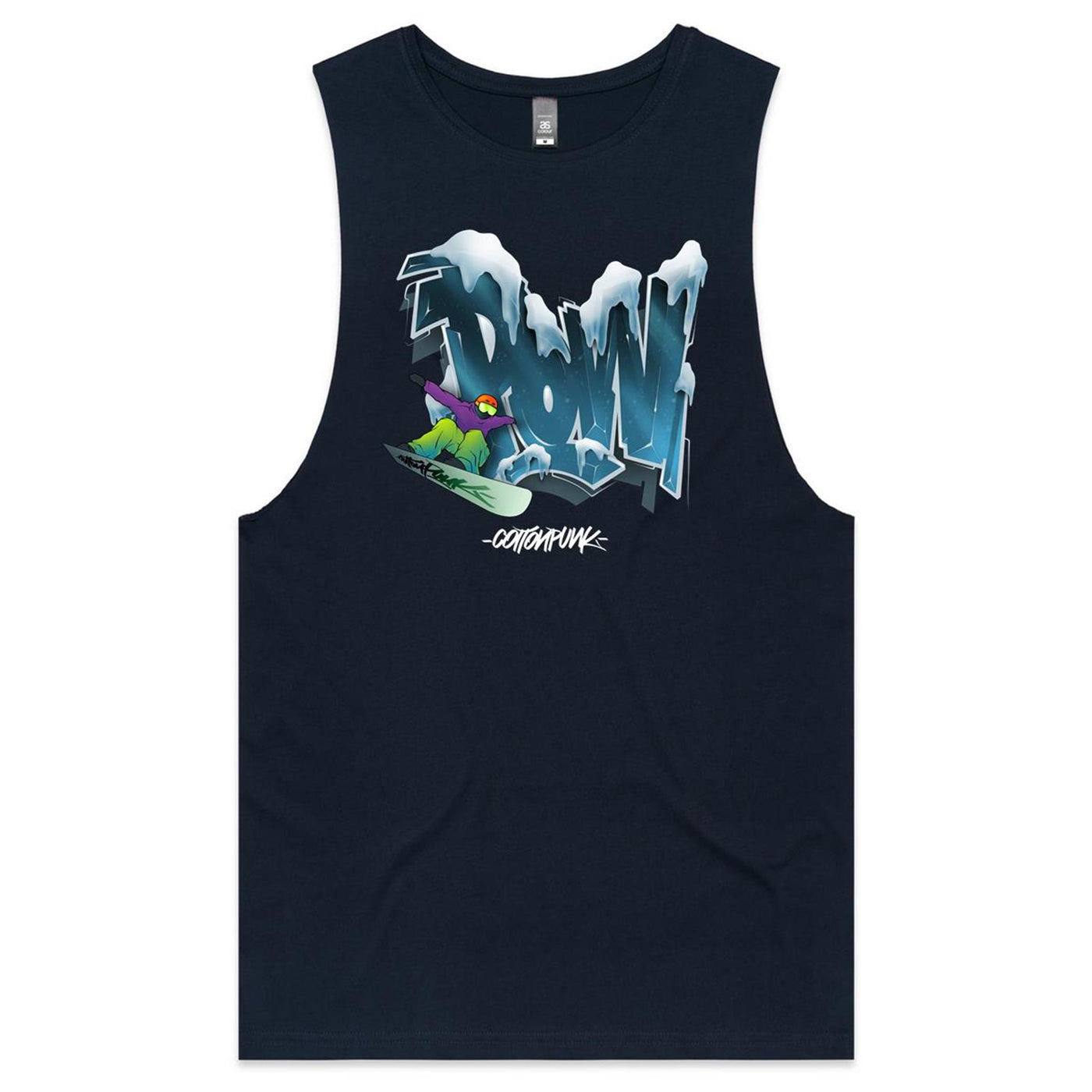 POW - Mens Sleeveless T-Shirt - FRONT PRINT