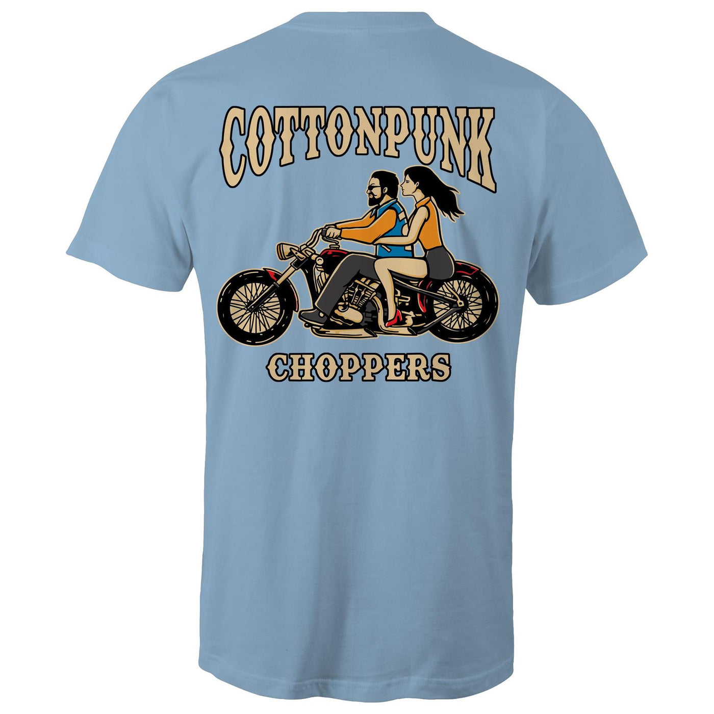 COTTONPUNK CHOPPERS - Mens T-Shirt - BACK PRINT