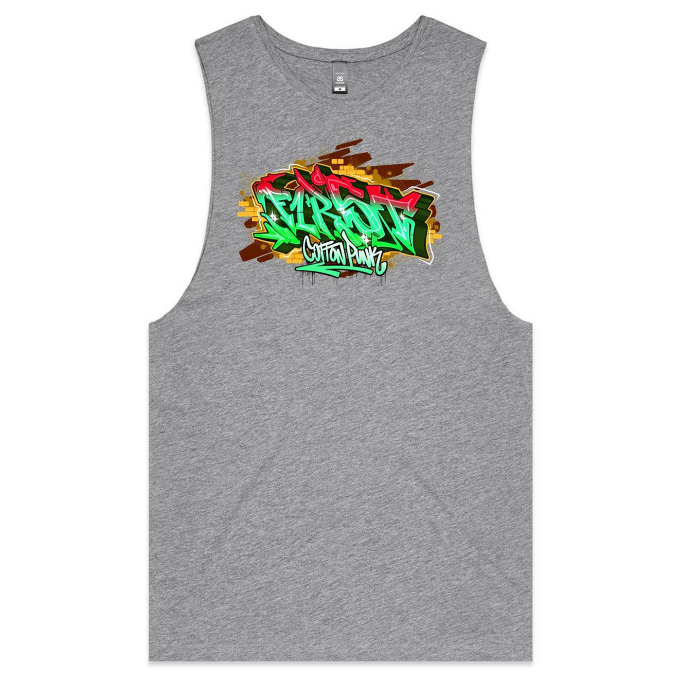 F1RST - Mens Sleeveless T-Shirt - FRONT PRINT