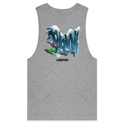 POW - Mens Sleeveless T-Shirt - BACK PRINT