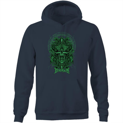 DEATHMOTH II - Mens Pocket Hoodie - FRONT PRINT