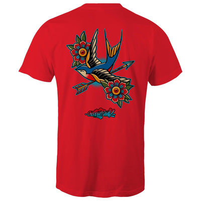 BIRD OF PREY - Mens T-Shirt - BACK PRINT