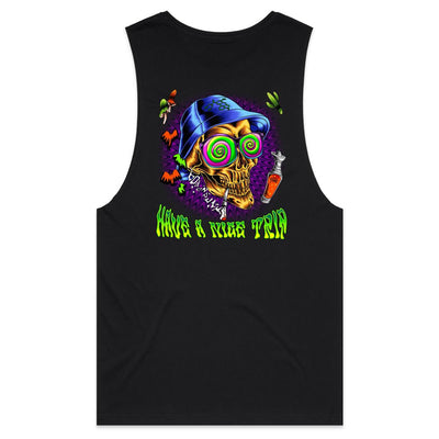 HAVE A NICE TRIP - Mens Sleeveless T-Shirt - BACK PRINT