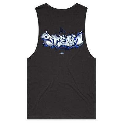 STEAM - Mens Sleeveless T-Shirt BACK PRINT