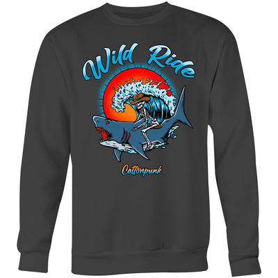 WILD RIDE - Mens Sweatshirt - FRONT PRINT