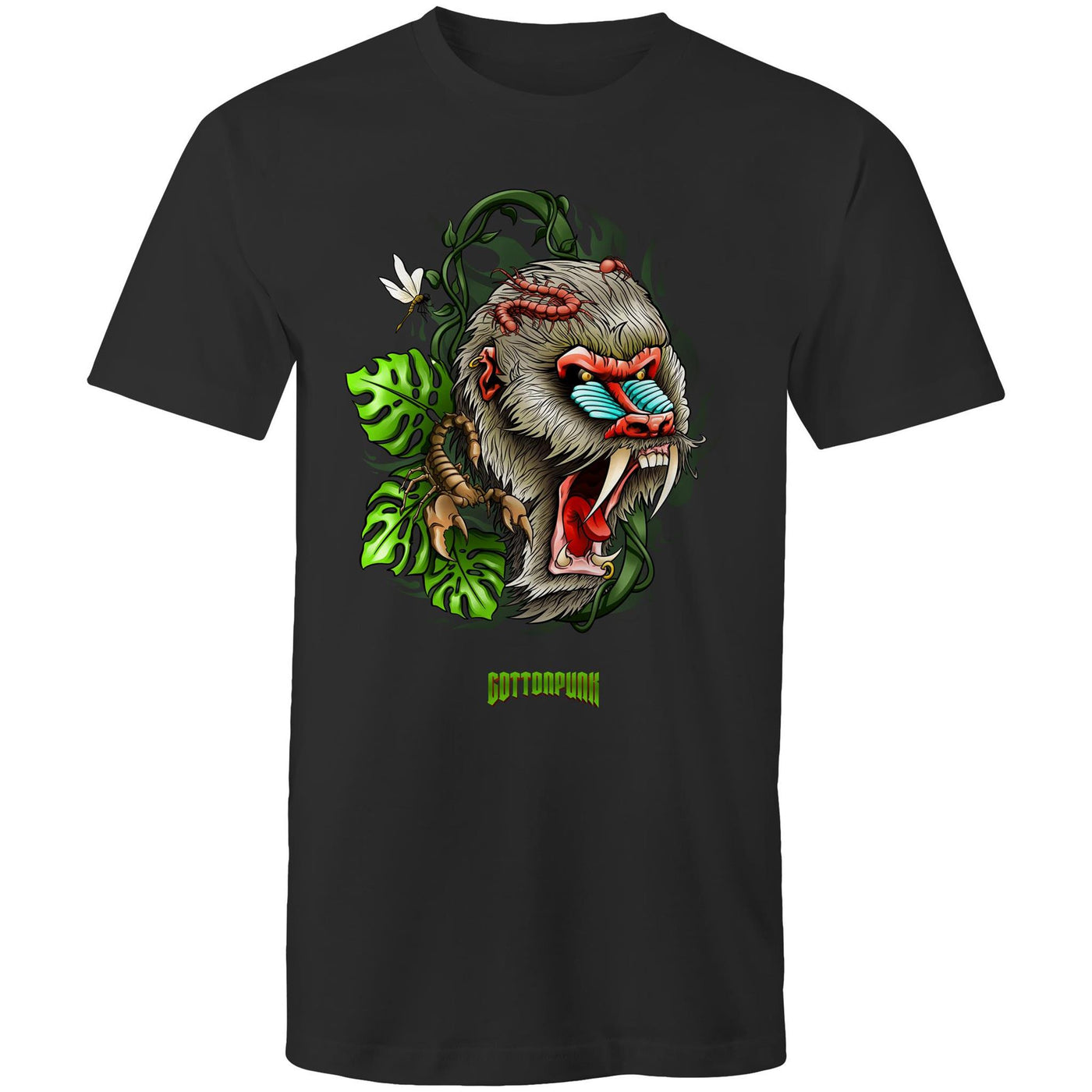 BABOON - Mens T-Shirt - FRONT PRINT