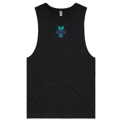 ALMOST HUMAN III - Mens Sleeveless T-Shirt - BACK PRINT