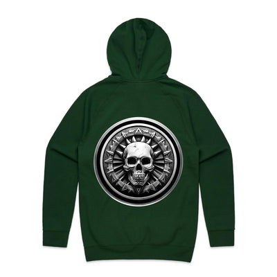 HEAVY METAL - Mens Pocket Hoodie - BACK PRINT