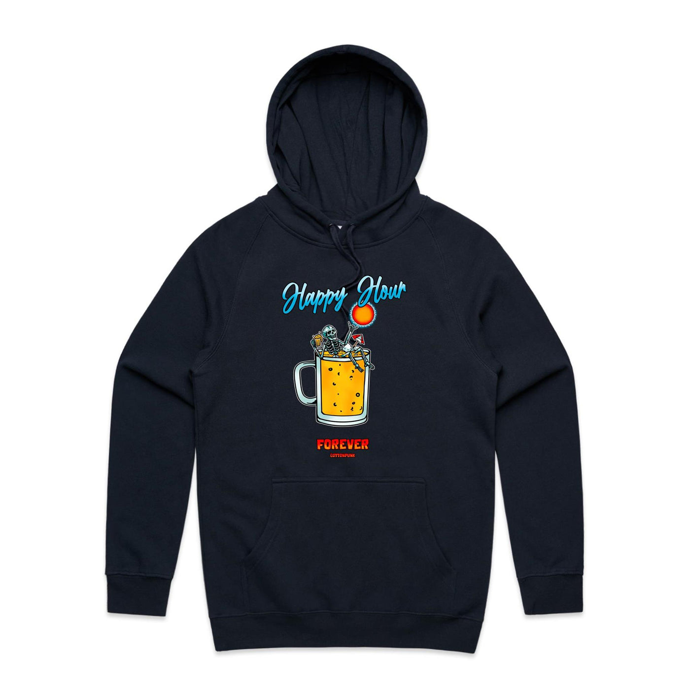 IS IT STILL HAPPY HOUR? - Mens Pocket Hoodie - FRONT PRINT