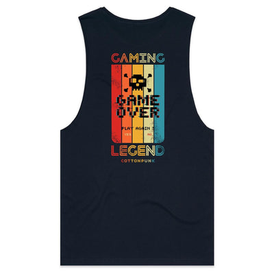 GAMING LEGEND - Mens Sleeveless T-Shirt - BACK PRINT