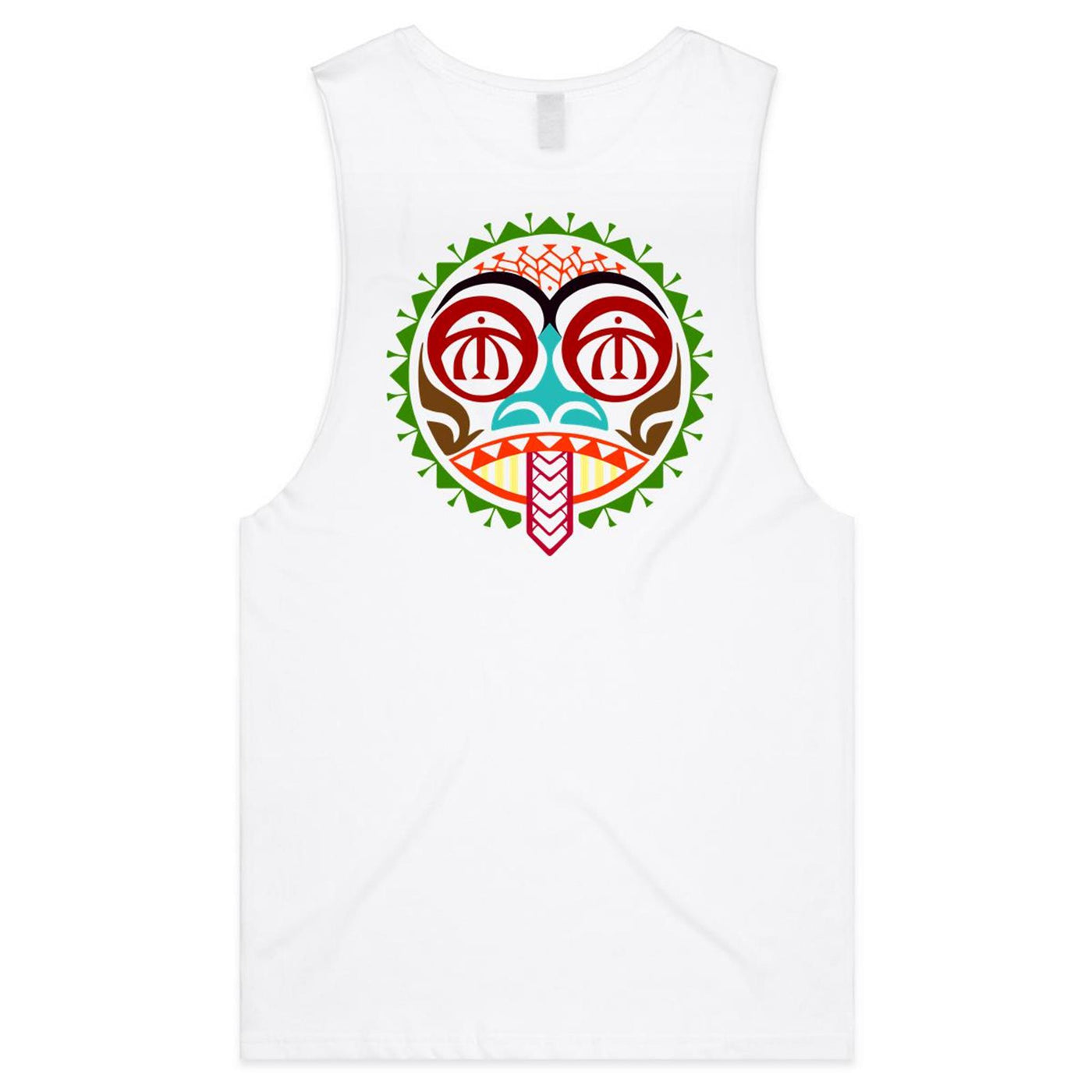 SYCHO (R) - Mens Sleeveless T-Shirt - BACK PRINT