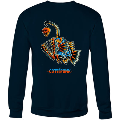 DEEP WATER - Mens Sweatshirt - BACK PRINT