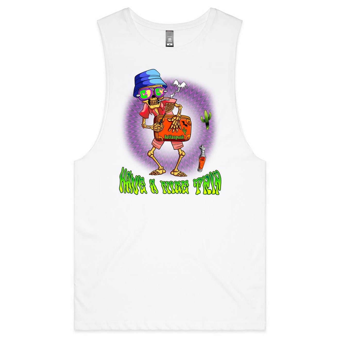 HAVE A NICE TRIP 2 - Mens Sleeveless T-Shirt - FRONT PRINT