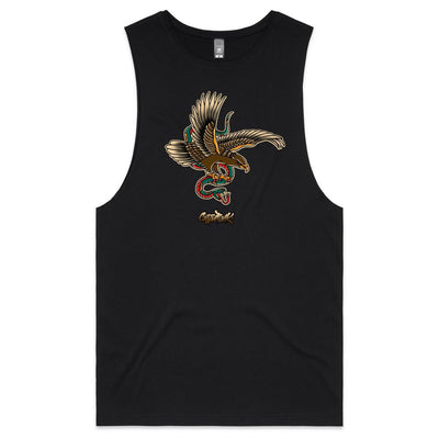 BUZZARD - Mens Sleeveless T-Shirt - FRONT PRINT