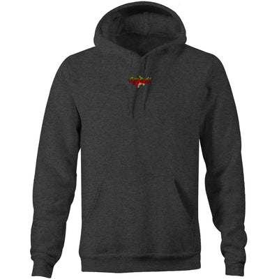 JUNGLE KING - Mens Pocket Hoodie - BACK PRINT