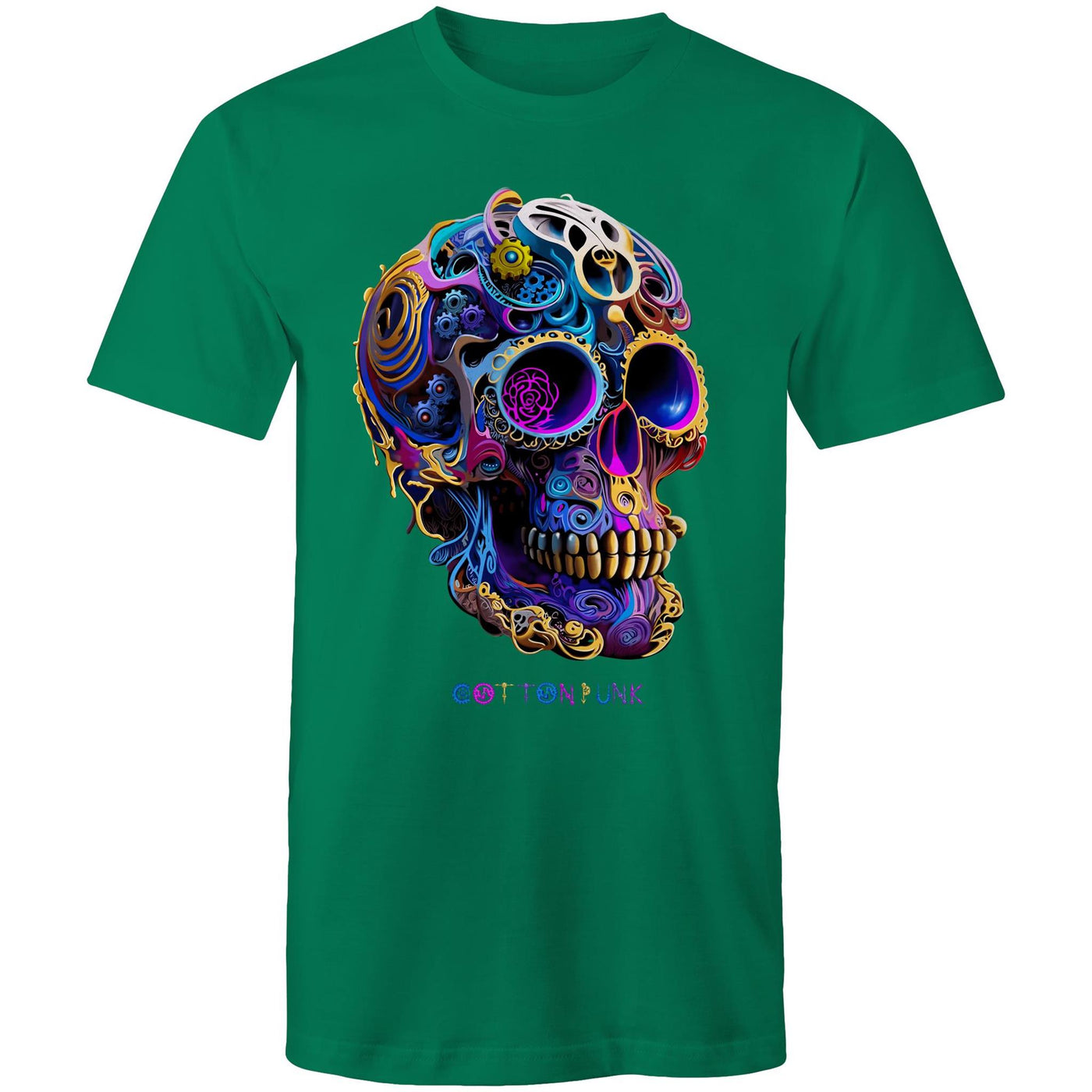 GEARS OF TIME V2 - Mens T-Shirt - FRONT PRINT