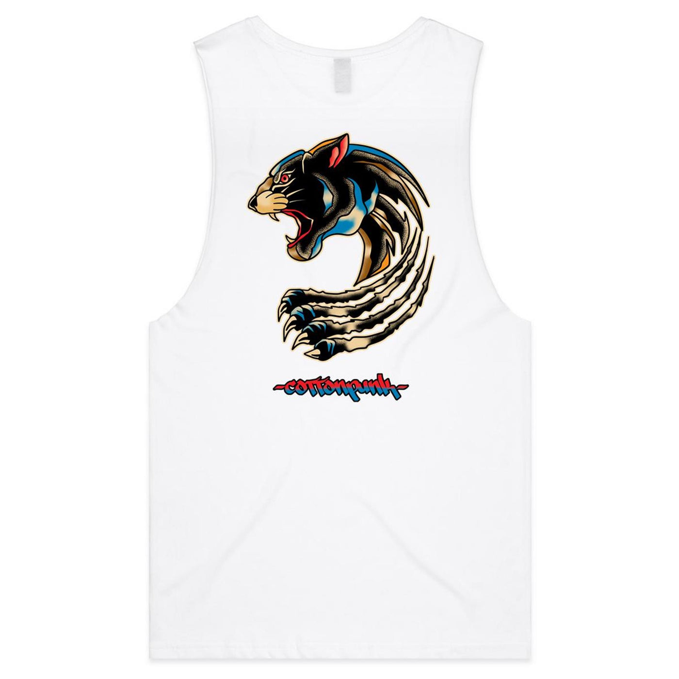 PANTHER (RT) - Mens Sleeveless T-Shirt - BACK PRINT