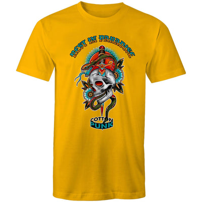 REST IN PARADISE - Mens T-Shirt - FRONT PRINT