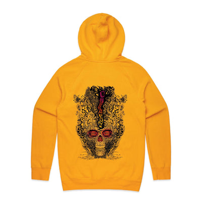 FRAGMENTED DETOX - Mens Pocket Hoodie - BACK PRINT