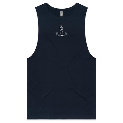 IT NEVER GETS EASIER - Mens Sleeveless T-Shirt - BACK PRINT