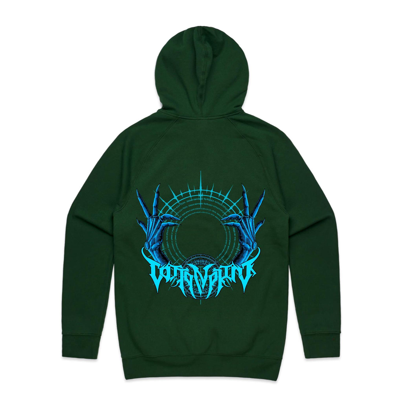 RISING - Mens Pocket Hoodie - BACK PRINT