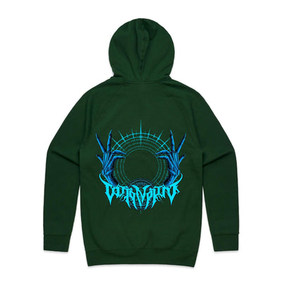 RISING - Mens Pocket Hoodie - BACK PRINT