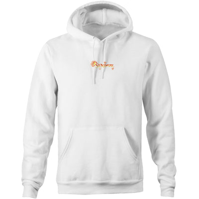 SUNDAZE (O) - Mens Pocket Hoodie - BACK PRINT