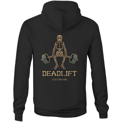 DEADLIFT - Mens Pocket Hoodie - BACK PRINT