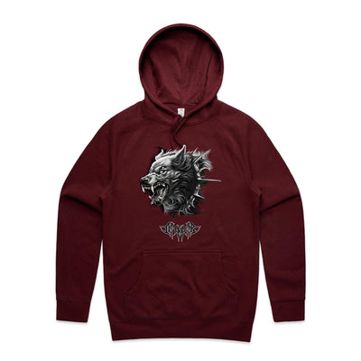 WEREWOLF - Mens Pocket Hoodie - FRONT PRINT