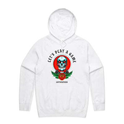 LET'S PLAY A GAME - Mens Pocket Hoodie - FRONT PRINT