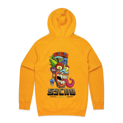 SYCHO - Mens Pocket Hoodie - BACK PRINT