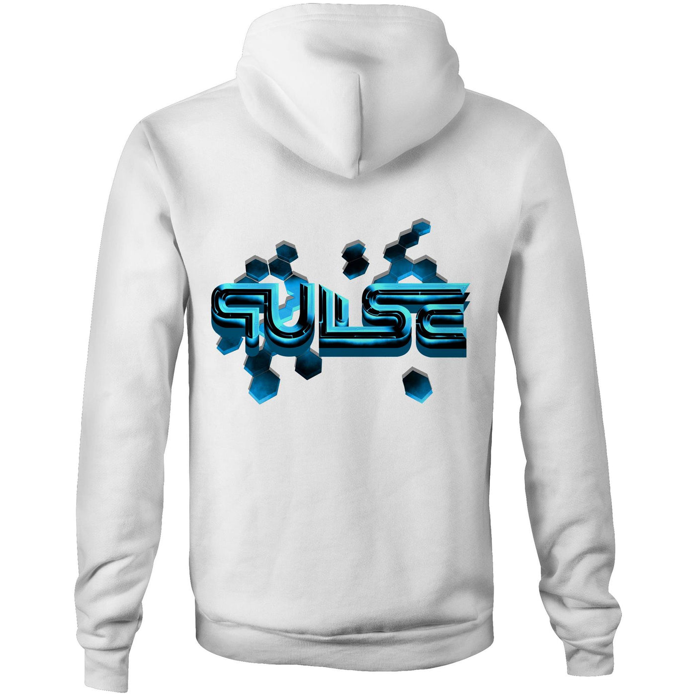 PULSE - Mens Pocket Hoodie - BACK PRINT