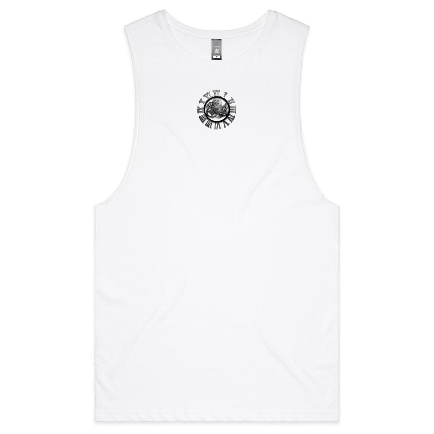 TIME MACHINE - Mens Sleeveless T-Shirt - BACK PRINT