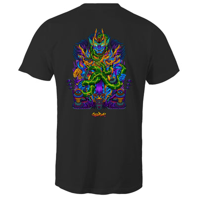 TWISTED SNAKE GOD - Mens T-Shirt - BACK PRINT