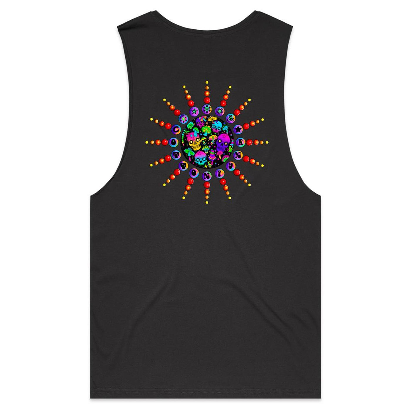 EUPHORIA - Mens Sleeveless T-Shirt - BACK PRINT