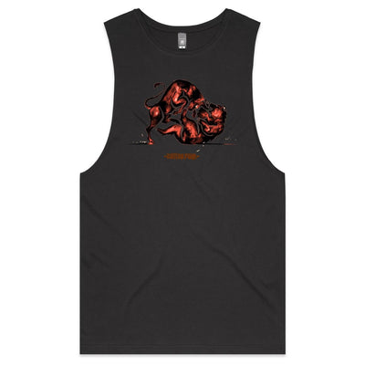 MONEY FIGHT - Mens Sleeveless T-Shirt - FRONT PRINT