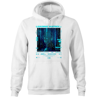 LOADING MATRIX - Mens Pocket Hoodie - FRONT PRINT