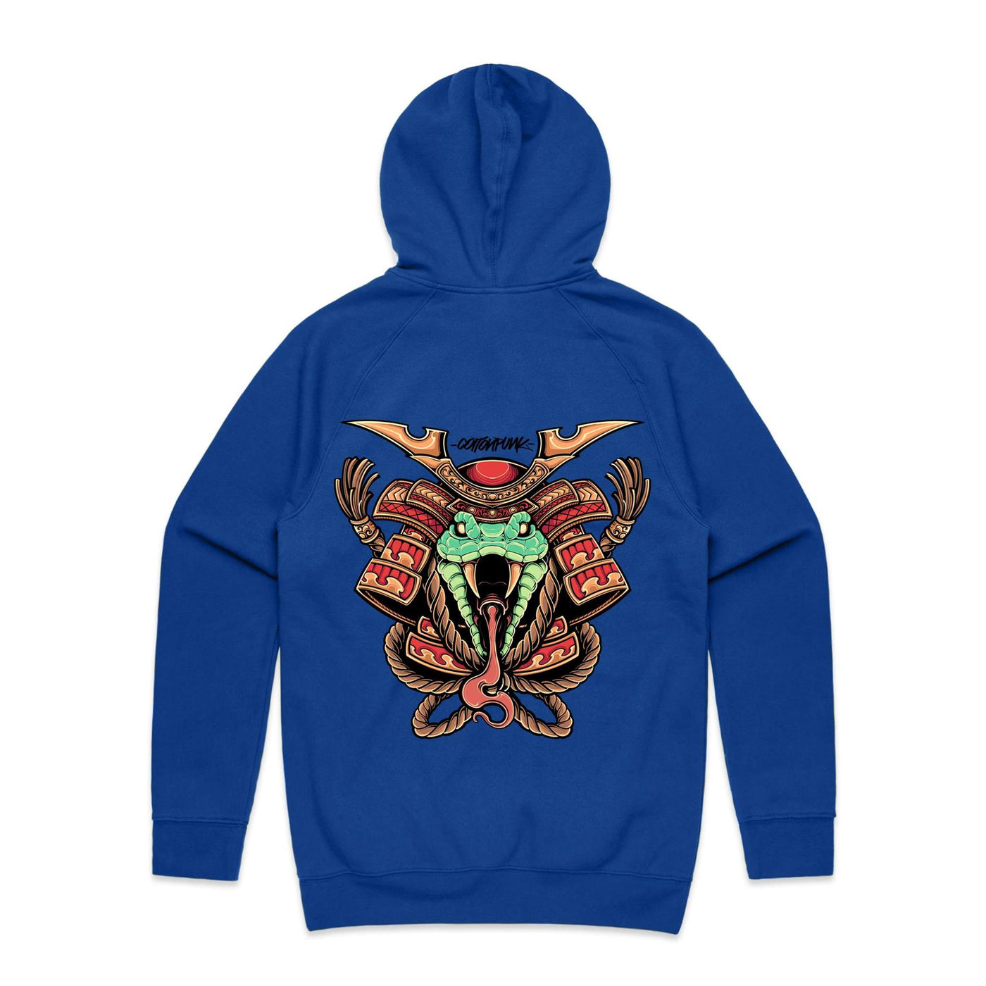 SPIRIT SNAKE - Mens Pocket Hoodie - BACK PRINT