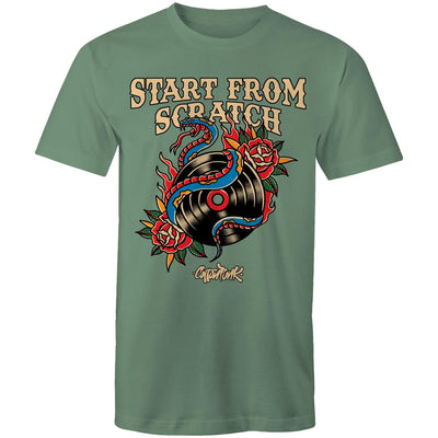 START FROM SCRATCH - Mens T-Shirt - FRONT PRINT