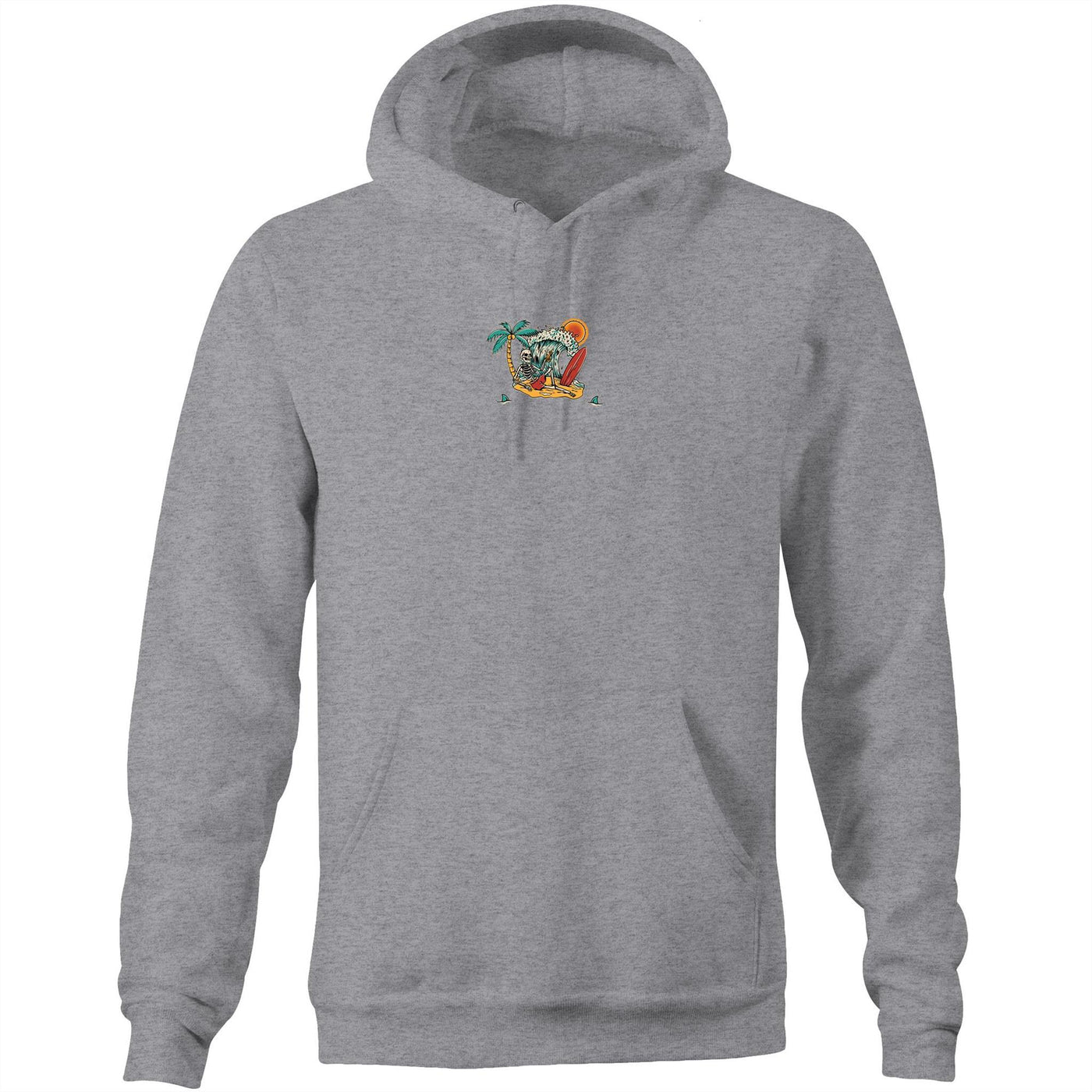 SHAKA - Mens Pocket Hoodie - BACK PRINT