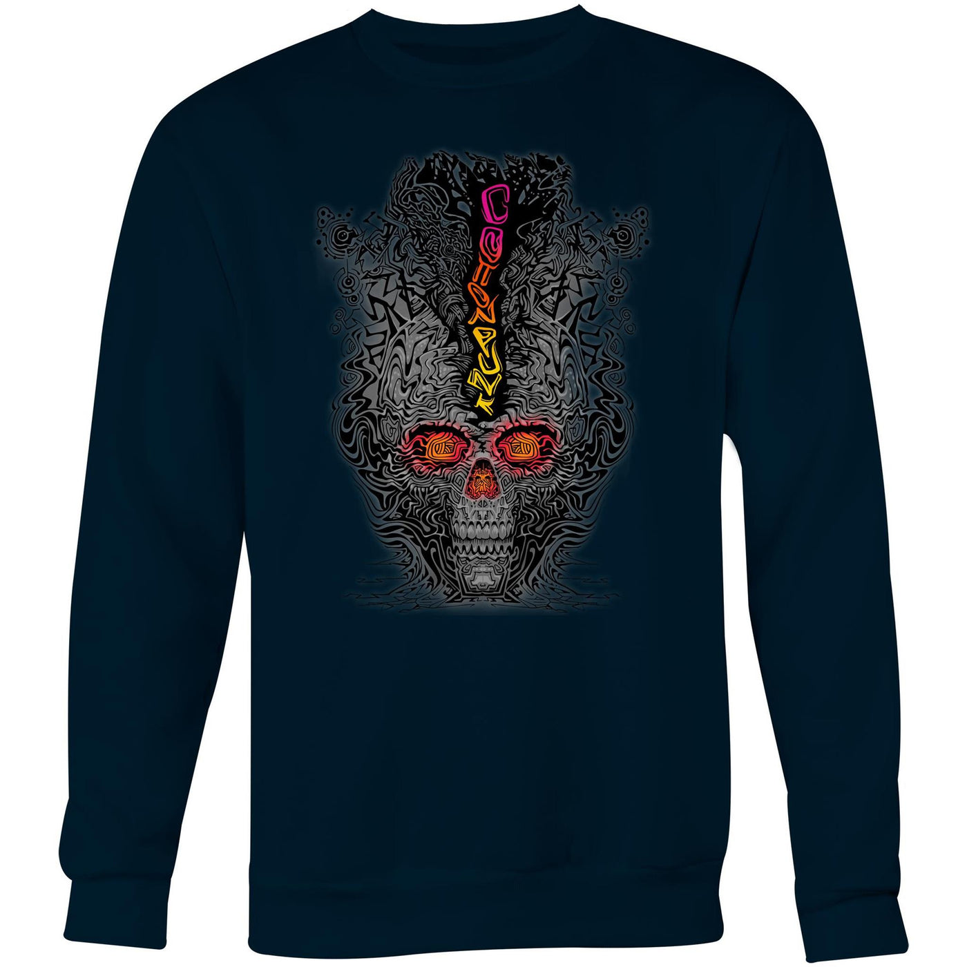 FRAGMENTED DETOX - Mens Sweatshirt - FRONT PRINT