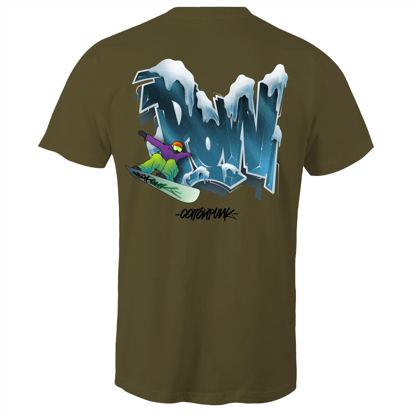 POW - Mens T-Shirt - BACK PRINT