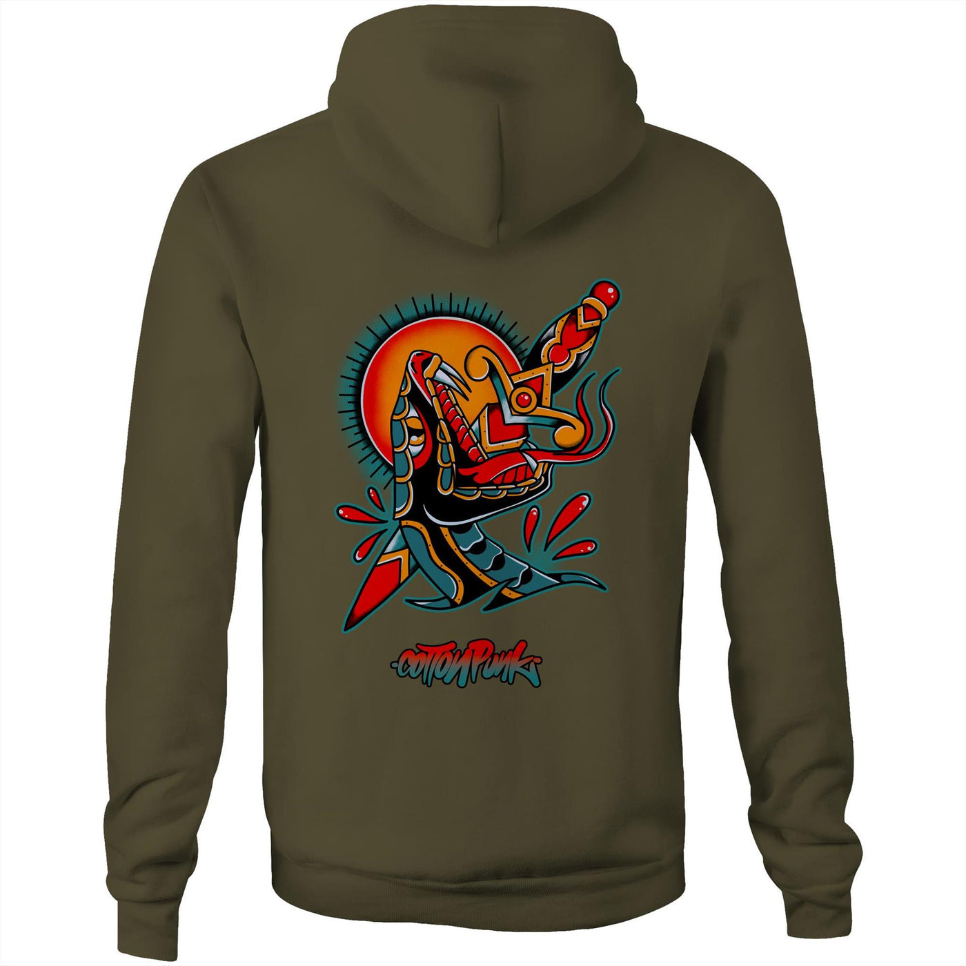 BETRAYAL - Mens Pocket Hoodie - BACK PRINT