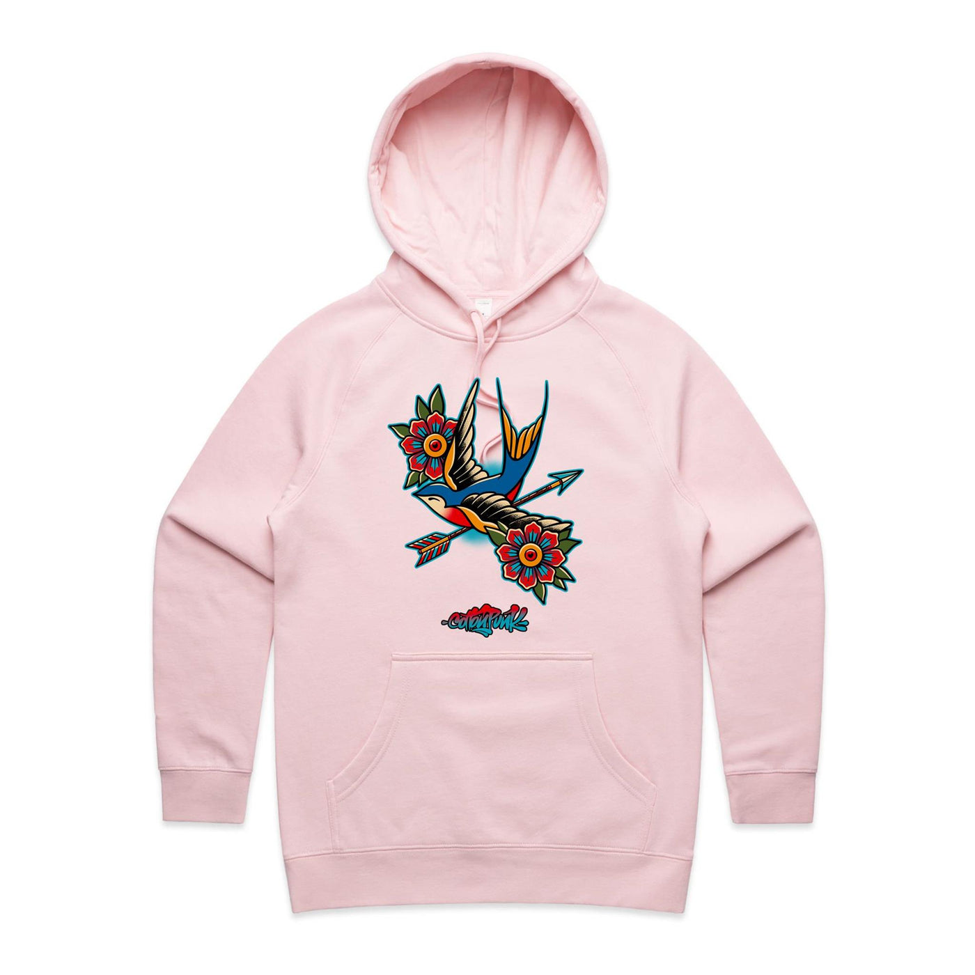 BIRD OF PREY (W) - Womens Pocket Hoodie - FRONT PRINT