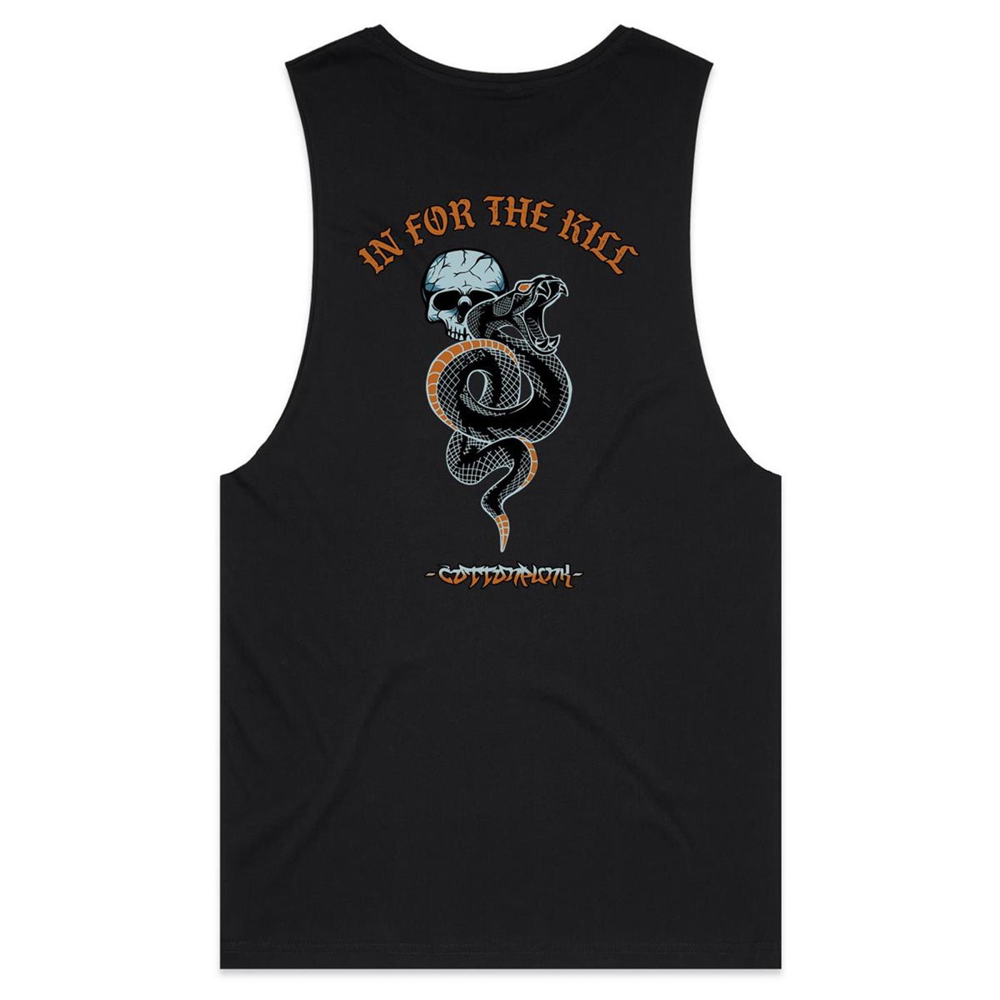 IN FOR THE KILL - Mens Sleeveless T-Shirt - BACK PRINT